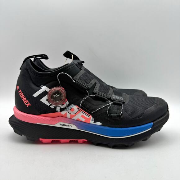 Adidas Women's Outdoor Terrex Agravic Pro Trail Running Shoe US 8.5 Black NWOB - Picture 2 of 11